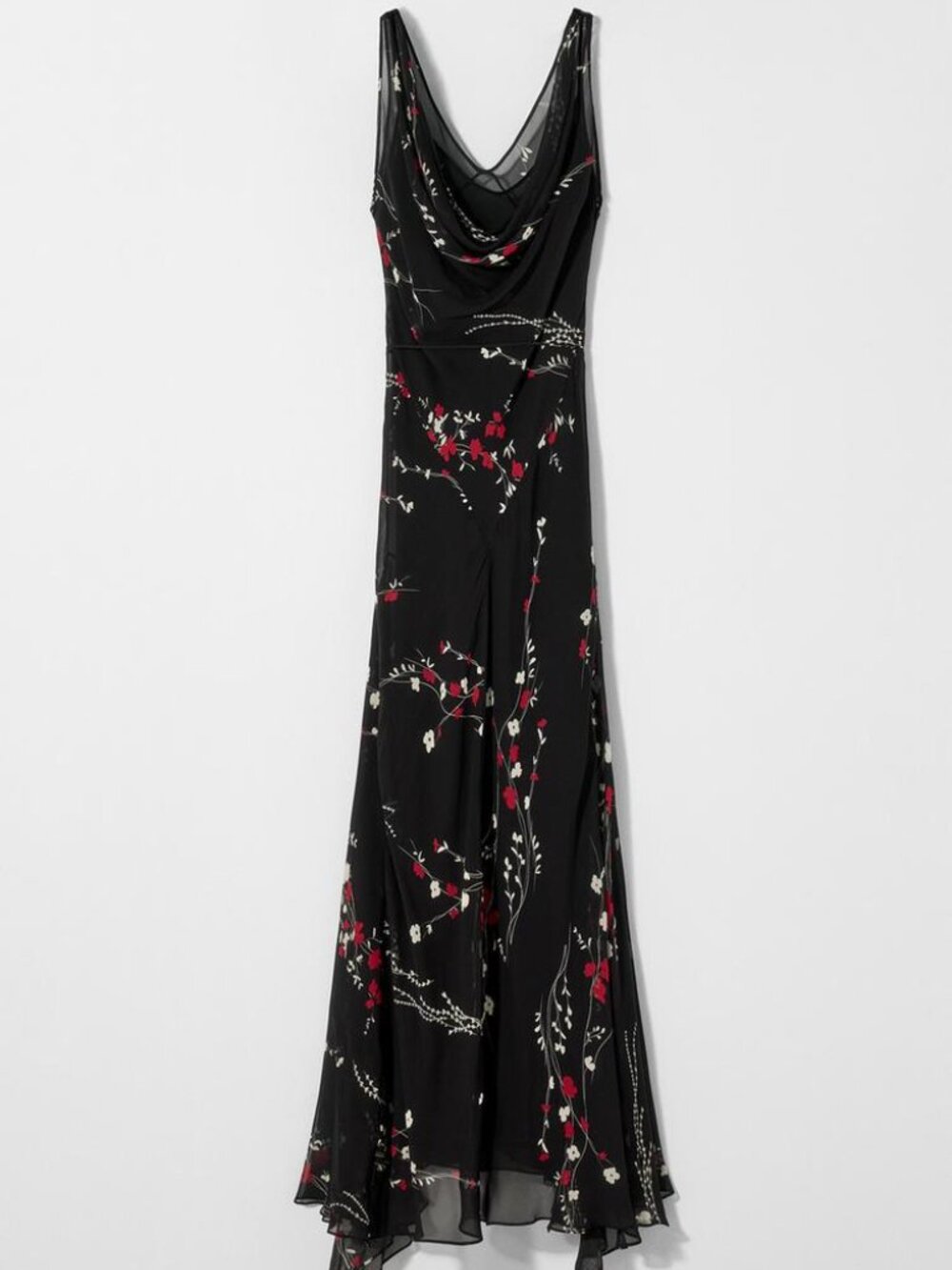Moiré Silk Print Dress Kate Moss x Zara